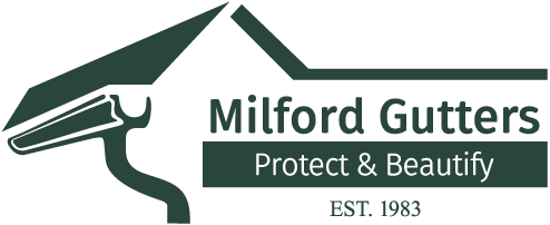 the milford gutters logo