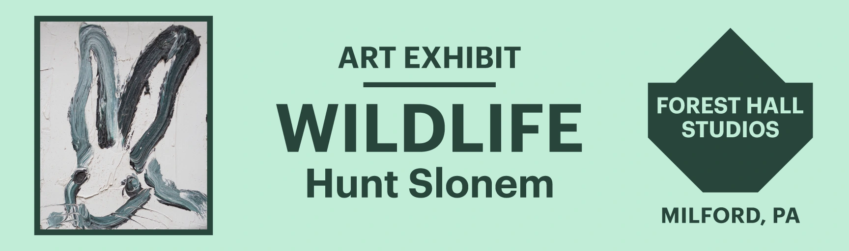 Wildlife Hunt Slonem Banner